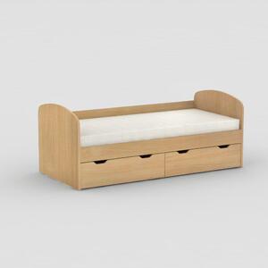 Dřevěná postel Rea golem