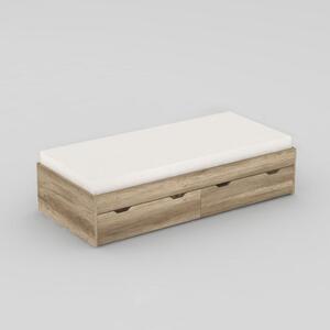 Dřevěná postel Rea misty 90x200