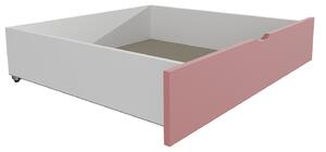 Vomaks unit, s.r.o. Zásuvka / šuplík masiv borovice / LTD - 1 kus / polovina délky postele Barva: barva růžová, Typ postele: s přistýlkou, Délka ložné plochy postele: 180 cm