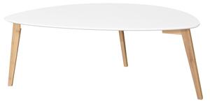 Konferenční stolek OLTEN 1 přírodní/bílá