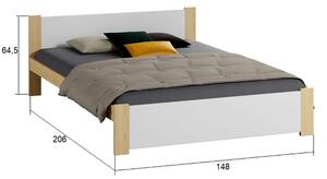 Magnat Dřevěná postel Lola 140 x 200 cm