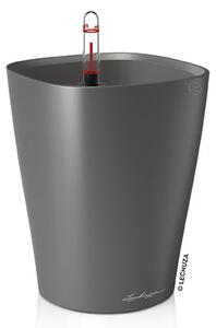 Lechuza Samozavlažovací květináč Deltini Premium, průměr 14 cm, antracit