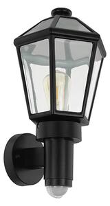 Eglo 97257- Venkovní nástěnné svítidlo se senzorem MONSELICE 1xE27/28W/230V IP44