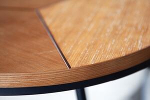 Designový konferenční stolek Faxon 80 cm imitace dub