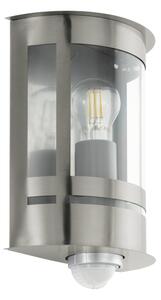 Eglo 79286 - Venkovní nástěnné svítidlo se senzorem TRIBANO 1xE27/60W/230V IP44