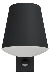 Eglo 97451 - Venkovní nástěnné svítidlo se senzorem CALDIERO 1xE27/10W/230V IP44