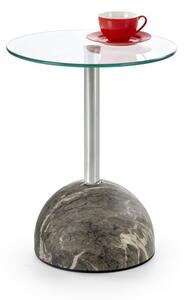 Halmar Konferenční stolek ARIANA šedý mramor/sklo