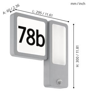 Eglo 97297 - LED Venkovní nástěnné svítidlo CHEIRA 2xLED/2,7W + LED/3,6W/230V IP44