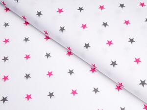 Biante Bavlněný povlak na polštář Sandra SA-020 Hvězdičky na bílém 30 x 50 cm