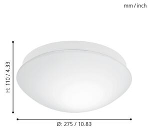 Eglo 97531 - Koupelnové svítidlo se senzorem BARI-M 1xE27/20W/230V IP44