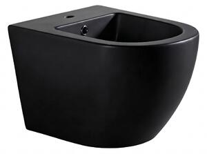 Erga Lily, závěsný bidet 490x360x320 mm, černá matná, ERG-V03-LILY-BD-BK