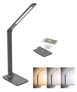 Solight WO55-G - LED Stmívatelná lampa s bezdrátovým dobíjením LED/10W/100-240V