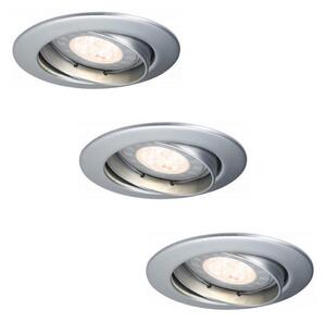 Paulmann 92516 - SADA 3xLED-GU10/3,5W Koupelnové podhledové svítidlo 230V