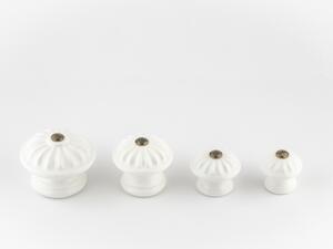 Porcelánová úchytka - bílá matná - KOPRETINA Velikost: Mini