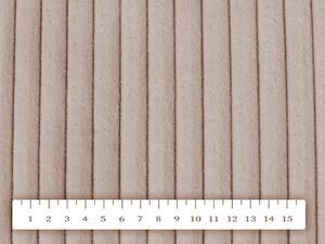 Biante Dekorační povlak na polštář Minky manšestr MKM-007 Béžový 50 x 50 cm