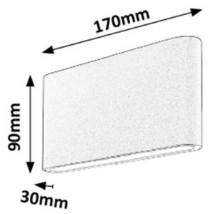 Rabalux 7952 - LED Venkovní nástěnné svítidlo NESNA 2xLED/6W/230V IP54 3000K