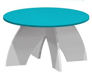SIMPLE ABS 29 Konferenční stolek (Provedení: bílá | aquamarín)