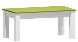 SIMPLE ABS 17 Konferenční stolek (Provedení: bílá | zelená limetka)