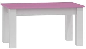 SIMPLE ABS 17 Konferenční stolek (Provedení: bílá | růžová)