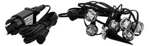 Eglo 98184 - LED Venkovní dekorační řetěz SPINETOLI 9xLED 10m IP65 teplá bílá