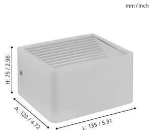 Eglo 98266 - LED Venkovní nástěnné svítidlo DONINNI LED/6W/230V IP55