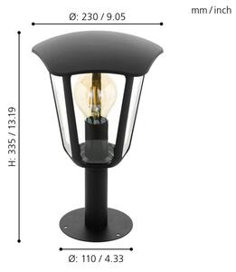 Eglo 98122 - Venkovní lampa MONREALE 1xE27/60W/230V IP44