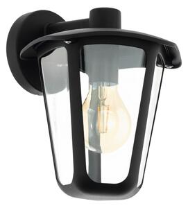 Eglo 98121 - Venkovní nástěnné svítidlo MONREALE 1xE27/60W/230V černá IP44