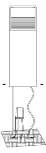 Eglo 98271 - LED Venkovní lampa DONINNI LED/5W/230V IP44