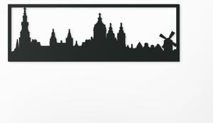 Drevko Obraz Amsterdam panorama