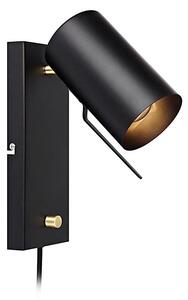 Markslöjd 106587 - Stmívatelné nástěnné svítidlo CARRIE 1xGU10/35W/230V černá