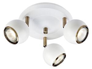 Markslöjd 106875 - Bodové svítidlo COCO 3xGU10/35W/230V bílá