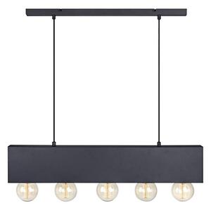 Markslöjd 107037 - Lustr na lanku COUTURE 5xE27/40W/230V černá