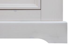 KATMANDU Šatní skříň Marone, bílá-dub, 200x156x60 cm