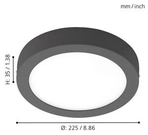Eglo 98173 - LED Stmívatelné venkovní svítidlo ARGOLIS-C LED/16,5W/230V IP44