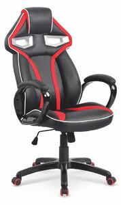 HALMAR Kancelářská židle Ninor černá/červená