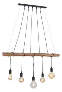 Leuchten Direkt 15515-18 - Lustr na lanku DAMIAN 5xE27/60W/230V