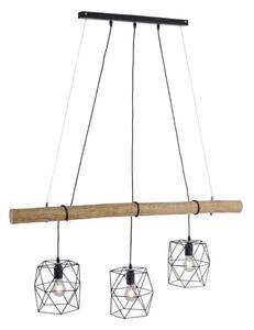 Leuchten Direkt 15503-18 - Lustr na lanku EDGAR 3xE27/60W/230V