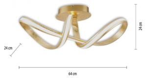 Paul Neuhaus 8331-12 - LED Stmívatelný přisazený lustr MELINDA LED/30W/230V