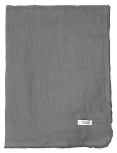 Broste Copenhagen, Ubrus Gracie 160x200 cm | tmavě šedý