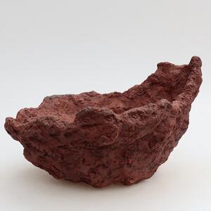 E-bonsai Keramická Skořápka 20 x 17 x 12,5 cm hnědá