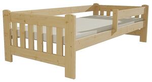Dětská postel DP 022 - Rozměr: 80 x 180 cm, Povrchová úprava: netransparentní barva bílá, Úložné prostory: bez úložných prostor