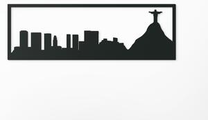 Drevko Obraz Rio de Janeiro panorama
