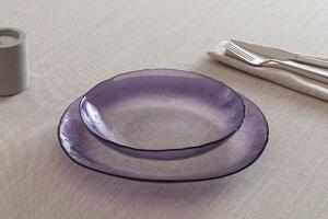 Skleněný hluboký talíř Althea, fialový, 21 cm, KITCHEN ESSENTIALS