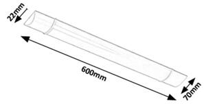 Rabalux 1451 - LED Podlinkové svítidlo BATTEN LED/20W/230V bílá 1600 lm