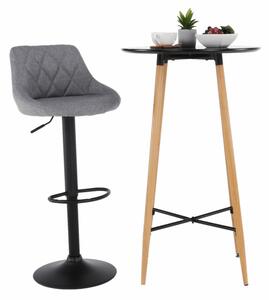 Barový stolek IMAM – černá / dub