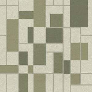 Tapety Geometrický vzor v odstínech zelené barvy, Tapety abstraktní, a00769 : uwalls.cz