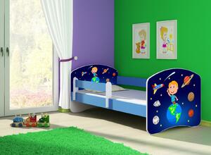 Dětská postel - Vesmír 2 140x70 cm modrá