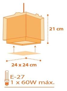 Dalber D-73452 - Dětský lustr DINOS 1xE27/60W/230V