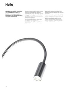 Redo 01-1195 - LED Flexibilní lampička HELLO LED/3W/230V chrom