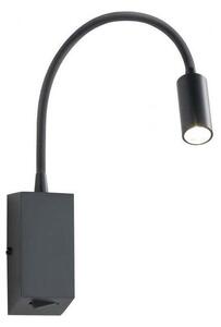 Redo 01-1194 - LED Flexibilní lampička HELLO LED/3W/230V černá